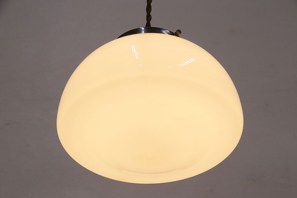 アンティーク照明　ユニークなフォルムがほっこりとする天井照明(ペンダントライト、吊り下げ照明)(R-048580)