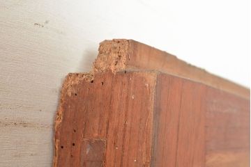 アンティーク建具　ケヤキ材・ヒノキ材・松材　木の味わいを存分に楽しめる蔵戸(玄関戸、引き戸、建具)(R-048597)