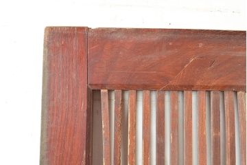 アンティーク建具　明治期　重厚な和の雰囲気を演出する総ケヤキ材製の蔵戸1枚　(R-048601)