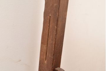 和製アンティーク　馬の透かし彫りがアクセントになっている弓立て(弓道、矢、武具)(R-048607)