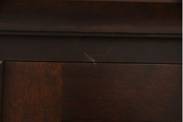 中古　北海道民芸家具　モダンなデザインが魅力!和室にも洋室にも取り入れやすい洋服タンス(衣装タンス、ワードローブ、引き出し、チェスト、着物箪笥)(R-048608)