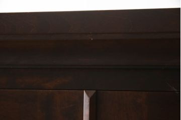 中古　北海道民芸家具　モダンなデザインが魅力!和室にも洋室にも取り入れやすい洋服タンス(衣装タンス、ワードローブ、引き出し、チェスト、着物箪笥)(R-048608)
