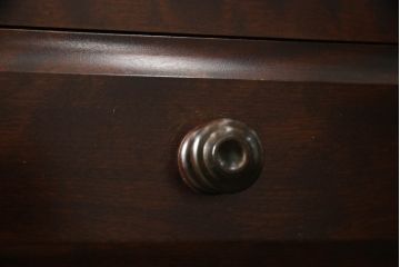 中古　北海道民芸家具　モダンなデザインが魅力!和室にも洋室にも取り入れやすい洋服タンス(衣装タンス、ワードローブ、引き出し、チェスト、着物箪笥)(R-048608)