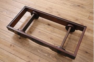 中古　岩谷堂箪笥　桜木家具店作　伝統車付きタンス　豪華な金具と重厚な佇まいが魅力の車箪笥(和箪笥、引き出し)(R-048609)