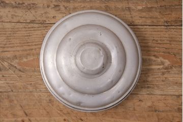 アンティーク雑貨　丸いフォルムがレトロで可愛らしい地球瓶(ガラス瓶、ガラスビン、キャニスター)(R-048629)