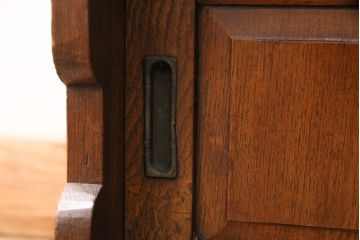 和製アンティーク　栓材　古びた風合いが趣深い空間を演出するライティングビューロー(簿記机、在宅ワーク、在宅用ワークデスク)(R-048656)