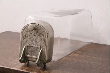 アンティーク雑貨　戦前　PERFECTVESSEL　雑貨屋さんのようなお洒落なディスプレイが叶うたばこ瓶(ガラス瓶、ガラスビン、タバコ瓶)(R-048660)