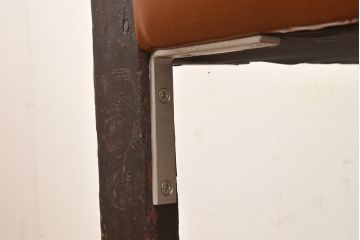 アンティーク家具　ナラ材　昭和レトロな佇まいが魅力のベンチ(長椅子、2人掛けソファ)(R-048664)