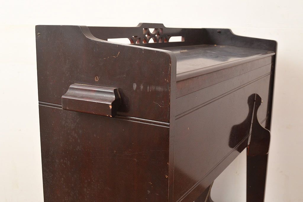 【ジャンク品】　昭和初期　MIKI ORGAN(ミキオルガン)　レトロな雰囲気漂うオルガン　(R-048665)