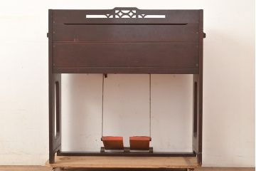 【ジャンク品】　昭和初期　MIKI ORGAN(ミキオルガン)　レトロな雰囲気漂うオルガン　(R-048665)