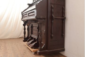 アンティーク雑貨　ジャンク品　大正〜昭和初期　YAMAHA(ヤマハ、山葉)　浜松　クラシカルな雰囲気漂うオルガン(YAMAHA ORGAN)(R-048666)