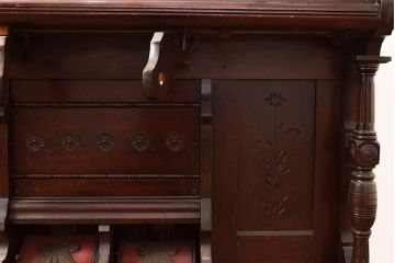 アンティーク雑貨　ジャンク品　大正〜昭和初期　YAMAHA(ヤマハ、山葉)　浜松　クラシカルな雰囲気漂うオルガン(YAMAHA ORGAN)(R-048666)