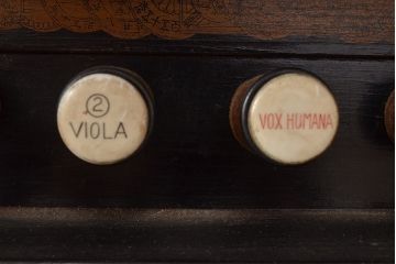 アンティーク雑貨　ジャンク品　大正〜昭和初期　YAMAHA(ヤマハ、山葉)　浜松　クラシカルな雰囲気漂うオルガン(YAMAHA ORGAN)(R-048666)