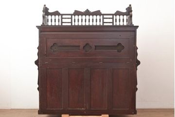 アンティーク雑貨　ジャンク品　大正〜昭和初期　YAMAHA(ヤマハ、山葉)　浜松　クラシカルな雰囲気漂うオルガン(YAMAHA ORGAN)(R-048666)