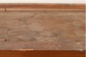 和製アンティーク　昭和中期　前面・主要部ナラ材　サイドボード(収納棚、戸棚、キャビネット)(R-048672)