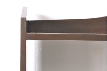 和製アンティーク　特大サイズが嬉しいラワン材製の本棚(ブックシェルフ、オープンラック)(R-048674)