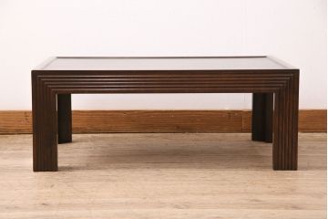 ヴィンテージ　松本民芸家具　絶版品!上品な意匠が趣溢れる希少なG型座卓・(ローテーブル、ビンテージ)(R-048699)