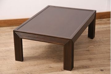 ヴィンテージ　松本民芸家具　絶版品!上品な意匠が趣溢れる希少なG型座卓・(ローテーブル、ビンテージ)(R-048699)