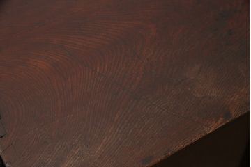 和製アンティーク　品のある佇まいが魅力的なケヤキ材製の帳場箪笥(時代箪笥、整理箪笥)(R-048722)
