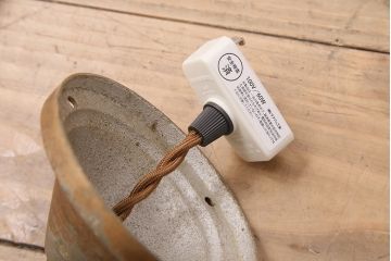 アンティーク照明　ブラケットのシルエットが個性的なペンダントライト(天井照明、吊り下げ照明)(R-048724)