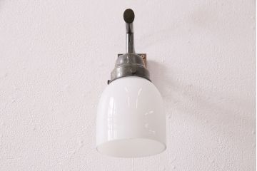 アンティーク照明　竹のデザインが和の趣を醸し出すウォールランプ(壁掛け照明、壁付け照明)(R-048725)