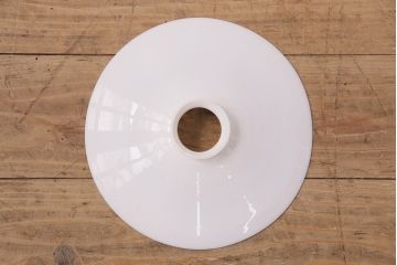 アンティーク照明　ノスタルジックな雰囲気を醸し出す平笠シェードの吊り下げ照明(ペンダントライト、天井照明、電笠)(R-048726)