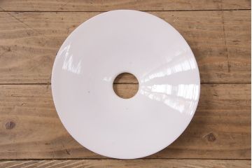 アンティーク照明　ノスタルジックな雰囲気を醸し出す平笠シェードの吊り下げ照明(ペンダントライト、天井照明、電笠)(R-048726)