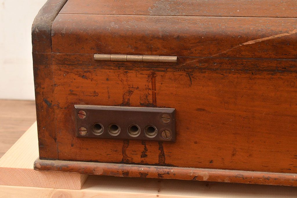 アンティーク雑貨　昭和32年　沖電気工業　20回線1号単紐共電式交換機(電話機)(R-048731)