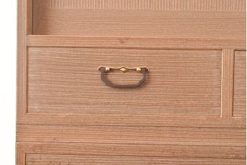 中古　上質な和を演出してくれる国産高級桐箪笥(定価約90万円)(和タンス、衣装箪笥、引き出し、桐たんす)(R-048733)