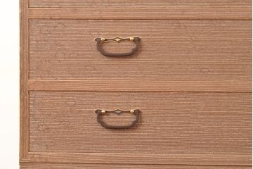 中古　上質な和を演出してくれる国産高級桐箪笥(定価約90万円)(和タンス、衣装箪笥、引き出し、桐たんす)(R-048733)