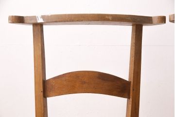 イギリスアンティーク　ビーチ材　編み座面のフレンチチャーチチェア2脚セット(椅子、ダイニングチェア)(R-048747)