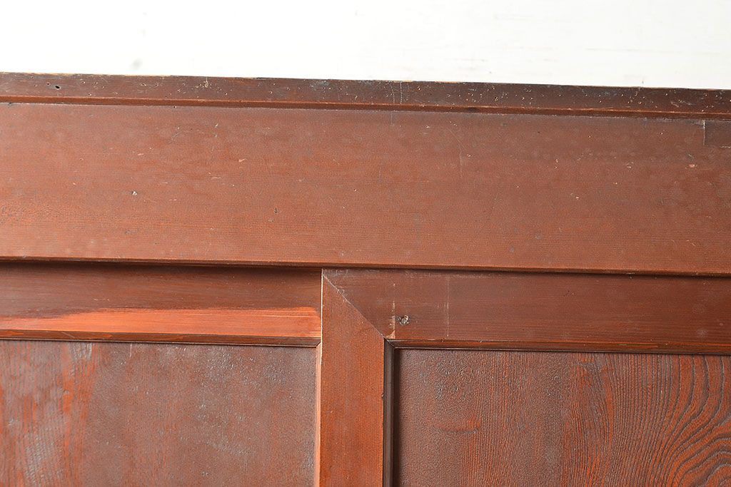 和製アンティーク　ヒノキ材・ケヤキ材　激レアサイズ!!堂々とした存在感抜群の九尺収納箪笥(水屋箪笥、夜具箪笥、布団箪笥、キャビネット、収納棚)(R-048768)