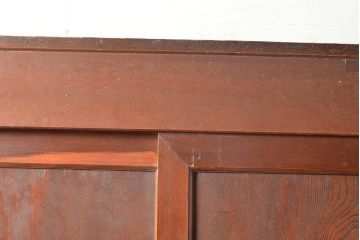 和製アンティーク　ヒノキ材・ケヤキ材　激レアサイズ!!堂々とした存在感抜群の九尺収納箪笥(水屋箪笥、夜具箪笥、布団箪笥、キャビネット、収納棚)(R-048768)