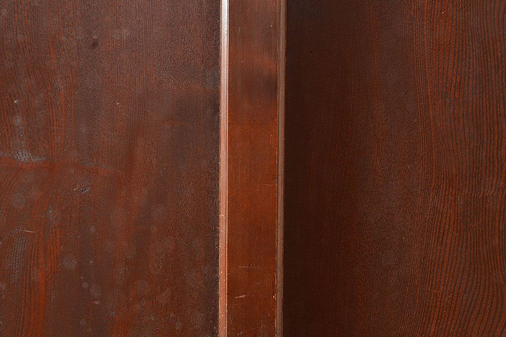 和製アンティーク　ヒノキ材・ケヤキ材　激レアサイズ!!堂々とした存在感抜群の九尺収納箪笥(水屋箪笥、夜具箪笥、布団箪笥、キャビネット、収納棚)(R-048768)