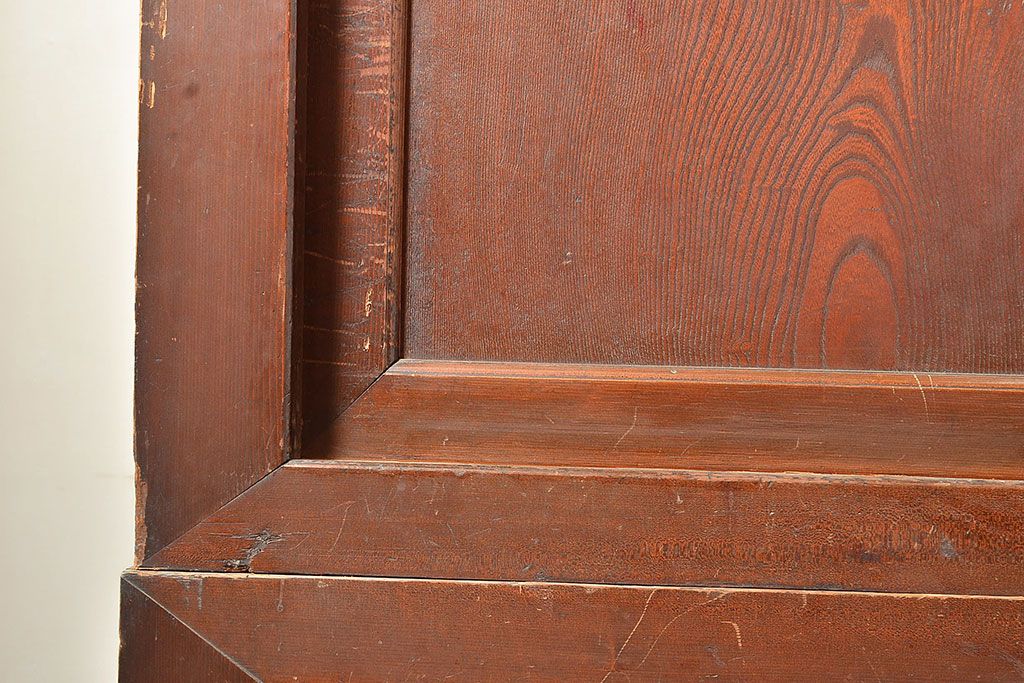 和製アンティーク　ヒノキ材・ケヤキ材　激レアサイズ!!堂々とした存在感抜群の九尺収納箪笥(水屋箪笥、夜具箪笥、布団箪笥、キャビネット、収納棚)(R-048768)