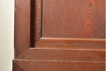 和製アンティーク　ヒノキ材・ケヤキ材　激レアサイズ!!堂々とした存在感抜群の九尺収納箪笥(水屋箪笥、夜具箪笥、布団箪笥、キャビネット、収納棚)(R-048768)