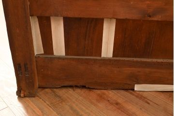 和製アンティーク　ヒノキ材・ケヤキ材　激レアサイズ!!堂々とした存在感抜群の九尺収納箪笥(水屋箪笥、夜具箪笥、布団箪笥、キャビネット、収納棚)(R-048768)