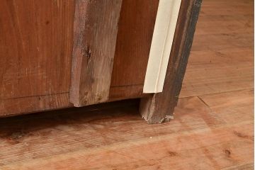 和製アンティーク　ヒノキ材・ケヤキ材　激レアサイズ!!堂々とした存在感抜群の九尺収納箪笥(水屋箪笥、夜具箪笥、布団箪笥、キャビネット、収納棚)(R-048768)