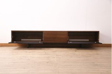 展示品　極美品　Cassinaixc.(カッシーナイクスシー)　BREATH(ブレス)　インブイア材の温もり漂うシアターボード(テレビ台、ローボード)(定価約63万5千円)(R-048774)