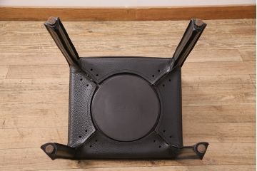 展示品　極美品　カッシーナ(Cassina)　絶版品　2016年製　キャブアームレスチェア　412CAB-Cチェア(定価約15万円)(椅子、イス)(R-048776)
