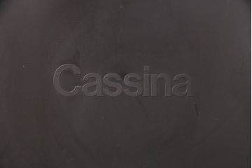 展示品　極美品　カッシーナ(Cassina)　絶版品　2016年製　キャブアームレスチェア　412CAB-Cチェア(定価約15万円)(椅子、イス)(R-048776)