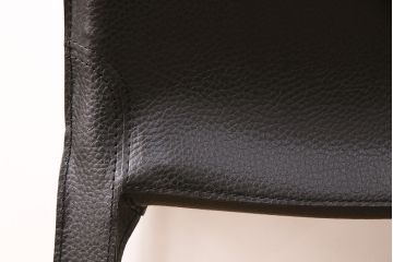 展示品　極美品　カッシーナ(Cassina)　絶版品　2016年製　キャブアームレスチェア　412CAB-Cチェア(定価約15万円)(椅子、イス)(R-048777)