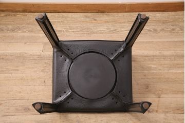 展示品　極美品　カッシーナ(Cassina)　絶版品　2016年製　キャブアームレスチェア　412CAB-Cチェア(定価約15万円)(椅子、イス)(R-048779)