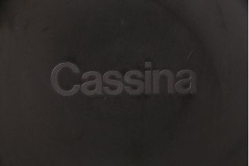 展示品　極美品　カッシーナ(Cassina)　絶版品　2016年製　キャブアームレスチェア　412CAB-Cチェア(定価約15万円)(椅子、イス)(R-048779)