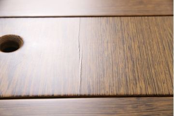 アンティーク雑貨　最高級品　特大!　鉄刀木(タガヤサン)無垢材を贅沢に使用した関西長火鉢のローテーブル(長火鉢、囲炉裏、座卓、リビングテーブル)(R-048783)