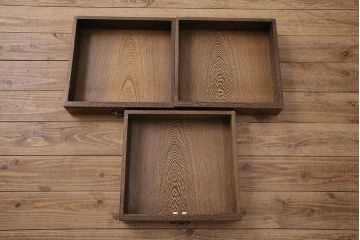 アンティーク雑貨　最高級品　特大!　鉄刀木(タガヤサン)無垢材を贅沢に使用した関西長火鉢のローテーブル(長火鉢、囲炉裏、座卓、リビングテーブル)(R-048783)