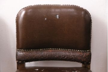 アンティーク家具　ベルギー　オーク材　ジャンクスタイルの空間づくりにおすすめなチェア4脚セット(ダイニングチェア、椅子)(R-048784)