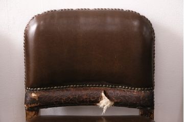 アンティーク家具　ベルギー　オーク材　ジャンクスタイルの空間づくりにおすすめなチェア4脚セット(ダイニングチェア、椅子)(R-048784)