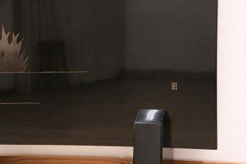 中古　民芸家具　輪島塗　浜高悦朗作　和の風情たっぷりな高蒔絵の衝立(定価約200万円)(つい立て)(R-048792)