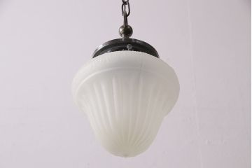 アンティーク照明　ブラケットのデザインが格好いいペンダントライト(天井照明、吊り下げ照明)(R-048795)